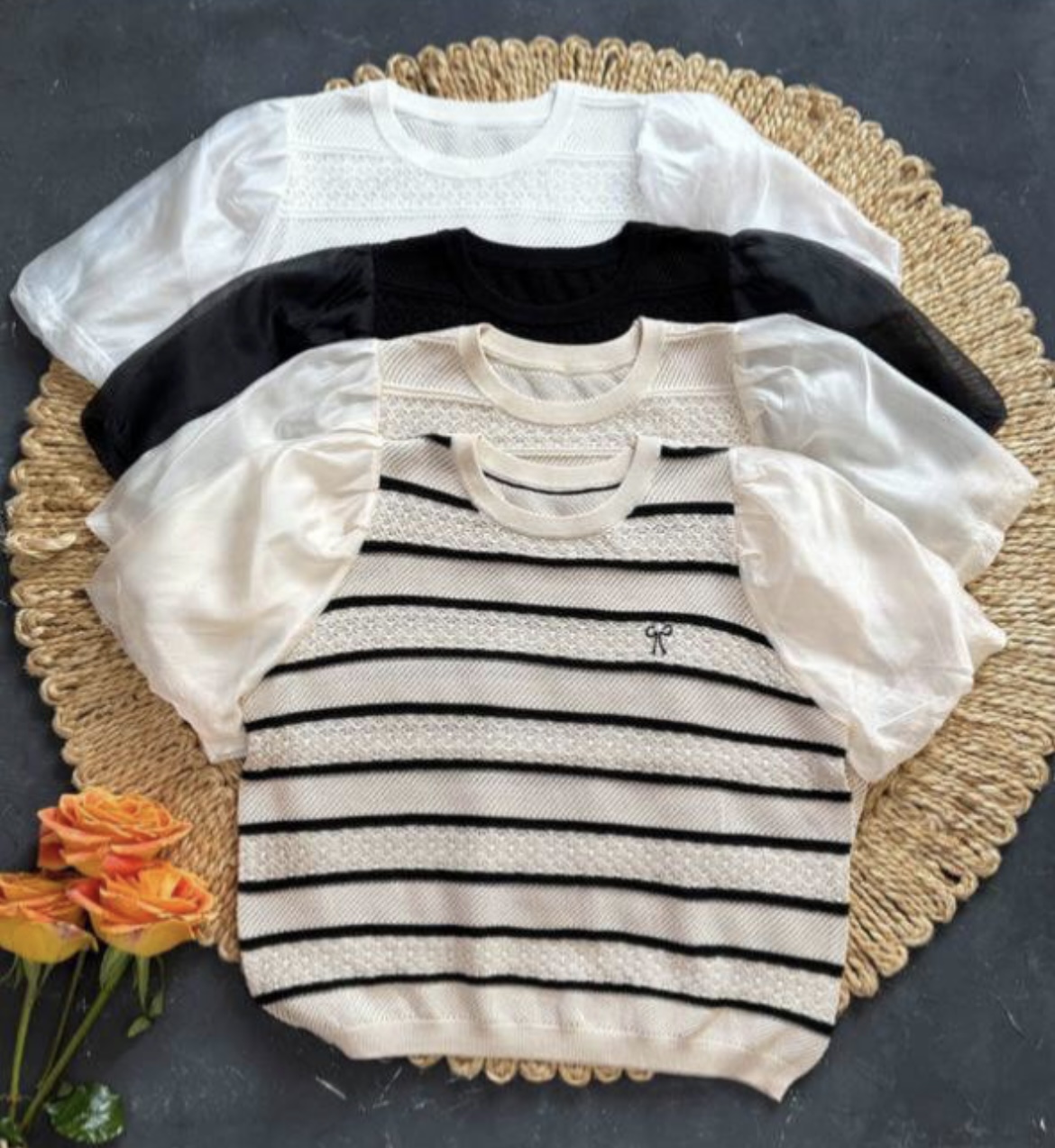 تیشرت بافت پینترستی